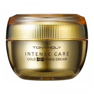 Ферментированный улиточный крем с 24-каратным золотом TONY MOLY Intense Care Gold 24K Snail Cream