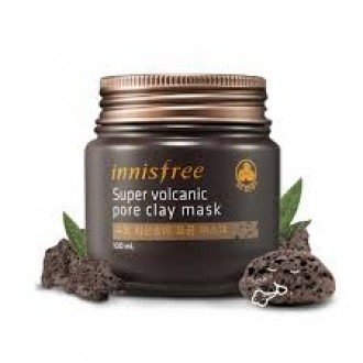 Маска для глубокой очистки пор INNISFREE Super Jeju Volcanic Pore Clay Mask 100ml Маска для глубокой очистки пор INNISFREE Super Jeju Volcanic Pore Clay Mask 100ml